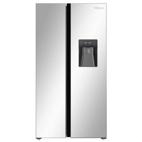 Tesla American Fridge Freezer With Water Dispenser Non Plumbed T582SBSX – Stainless Steel
