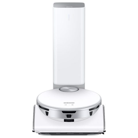 Samsung VR50T95735W Jet Bot AI+ Robot Vacuum Cleaner with Clean Station – MISTY WHITE