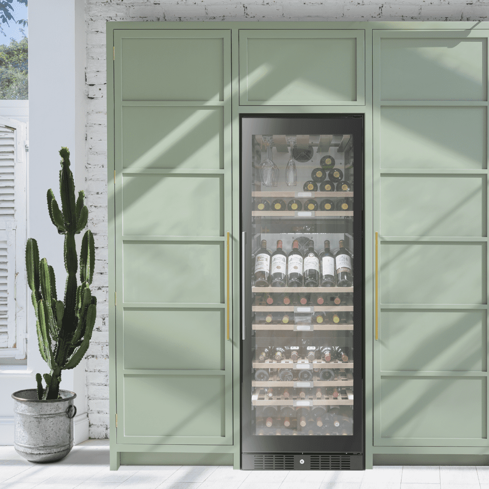 Caple 60cm Freestanding Triple Zone Wine Cooler WF1553BG – Black