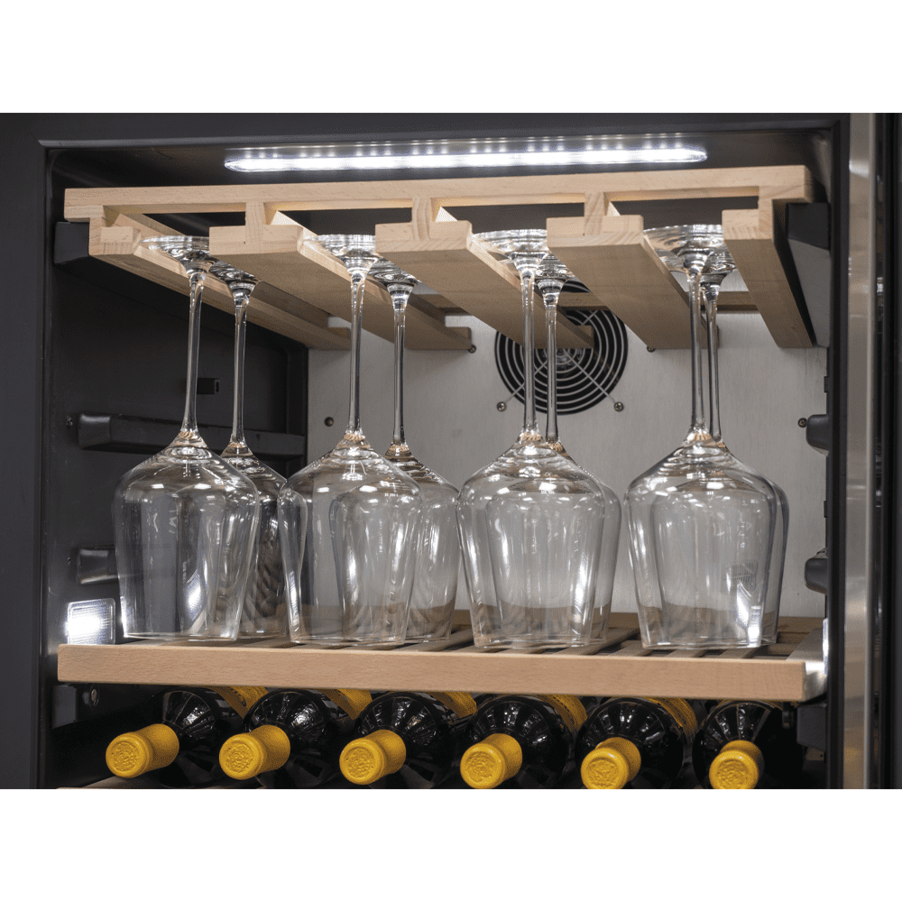 Caple 60cm Freestanding Triple Zone Wine Cooler WF1553BG – Black