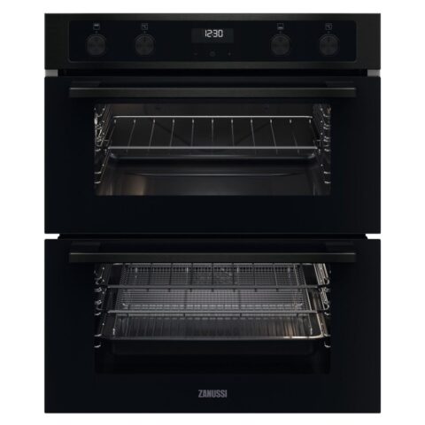Zanussi  Built Under Multifunction Double Oven ZPCNA4K1 – BLACK