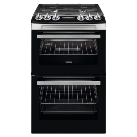 Zanussi  55cm Freestanding Gas Cooker ZCG43250XA – STAINLESS STEEL