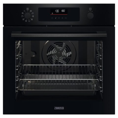 Zanussi  Pyrolytic Multifunction Single Oven ZOPNX6KN – BLACK