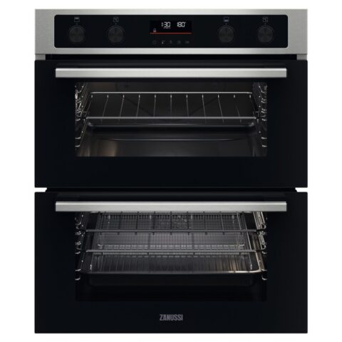 Zanussi  Built Under Multifunction Air Fry Double Oven ZPCNA7XN – STAINLESS STEEL