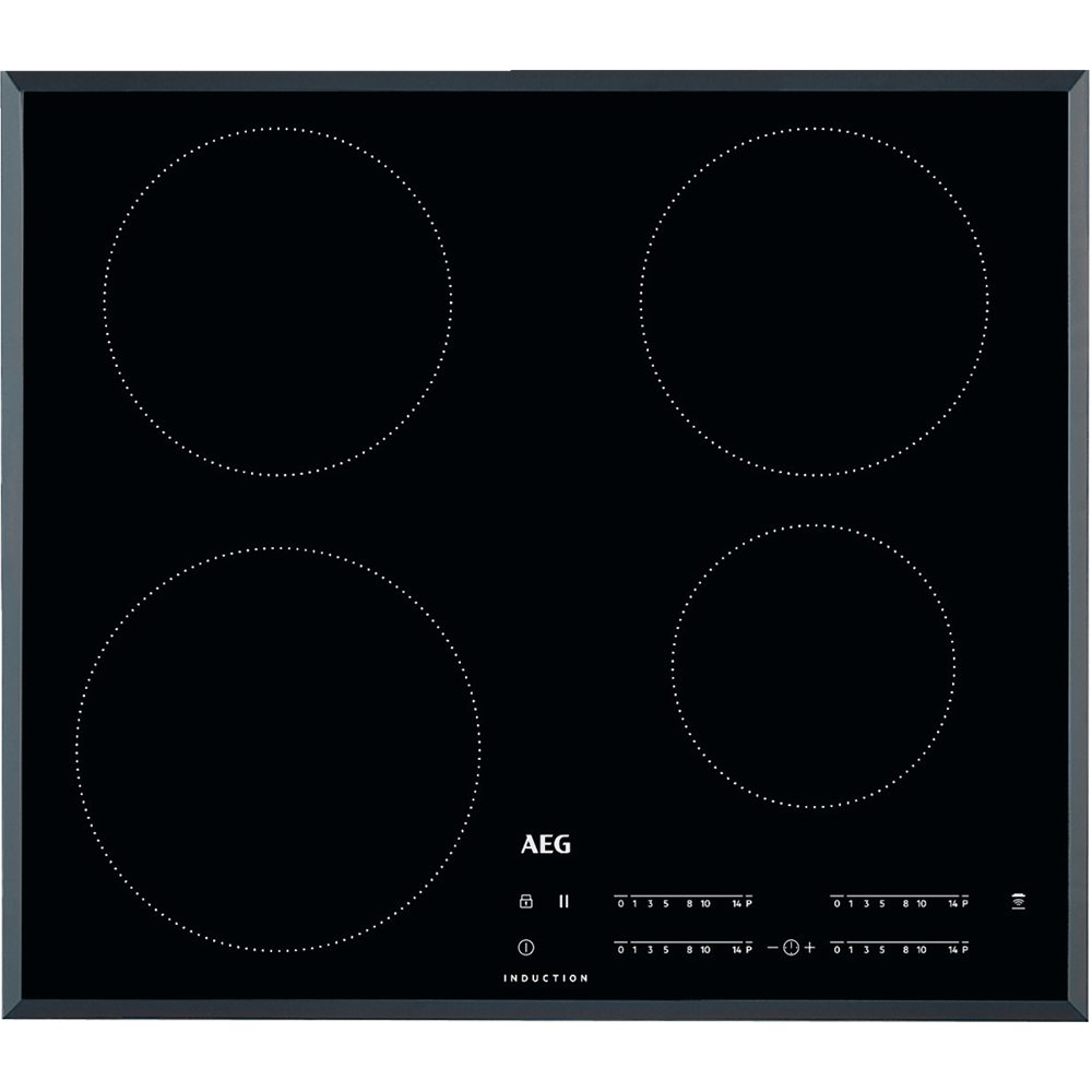 AEG 60cm Series 3000 4 Zone Bevelled Edge Induction Hob IKB64401FB – Black