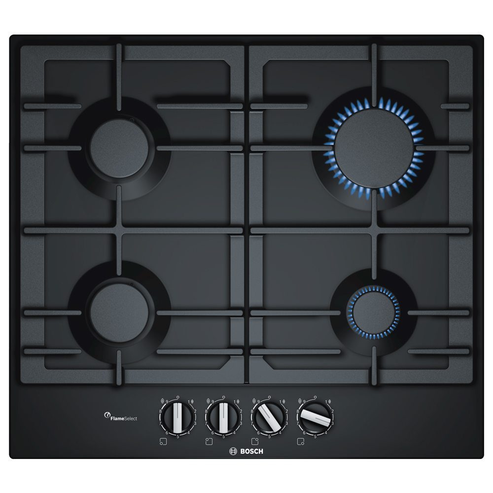 Bosch 60cm Series 6 4 Burner Gas Hob PCP6A6B90 – Black