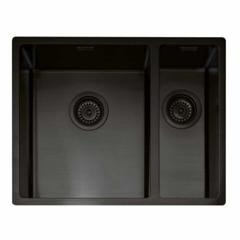 Caple  Mode 3415 right small bowl MODE3415/R/BS – Black Steel finish