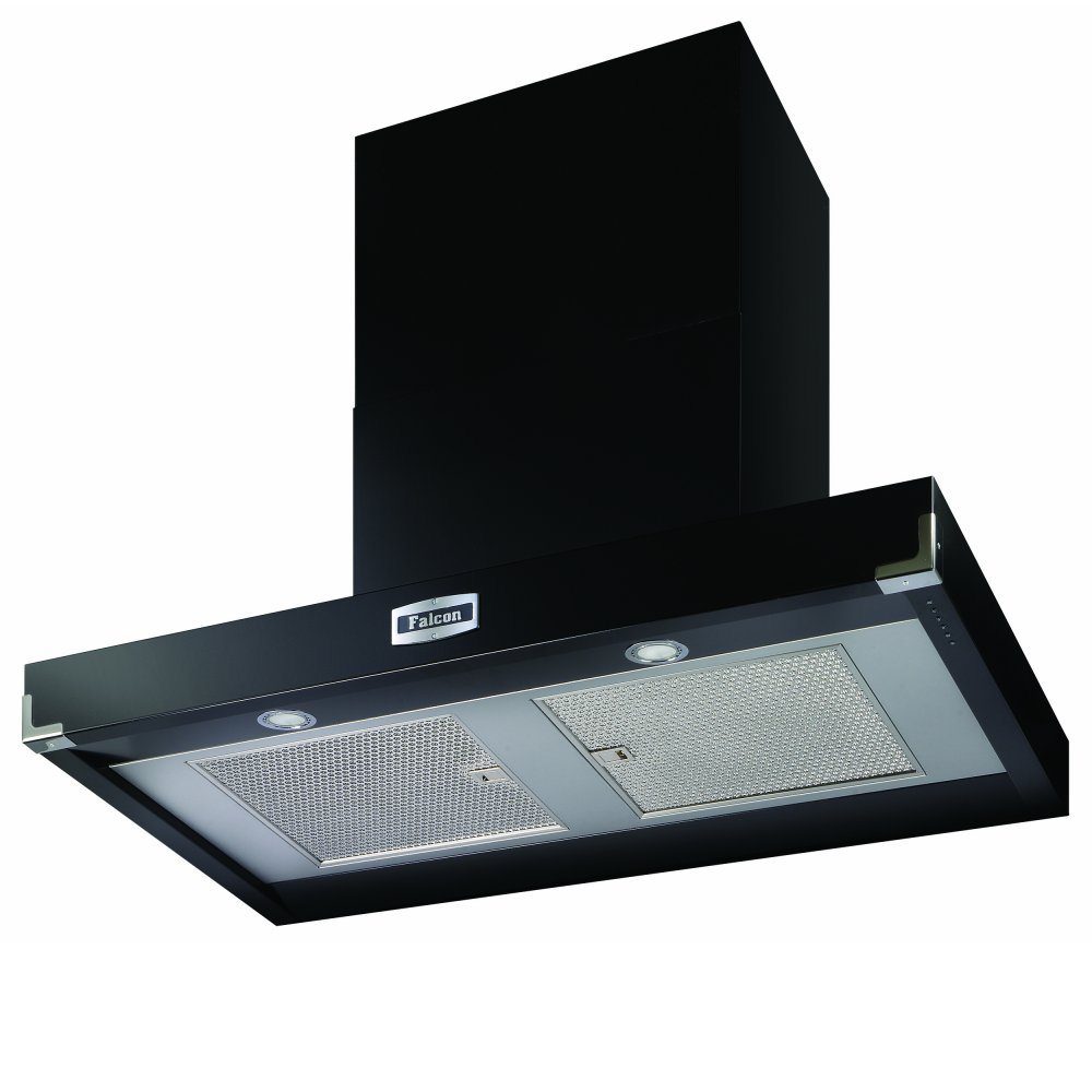 Falcon Contemporary Chimney Hood 1090mm FHDCT1090BL/C – Black