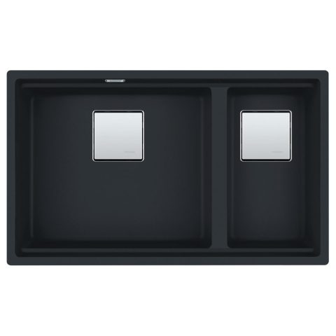 Franke Kubus Fragranite 1.5 Bowl Undermount Sink 125.0630.444 – Matte Black