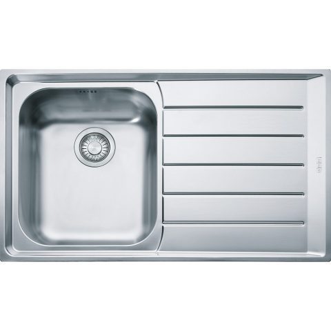 Franke  Neptune Single Bowl Sink Right Hand Drainer 127.0059.654 – Stainless Steel