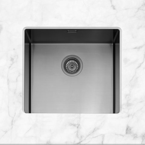 Caple  Mode 45 Single Bowl Undermount Sink MODE045/GM – Gunmetal