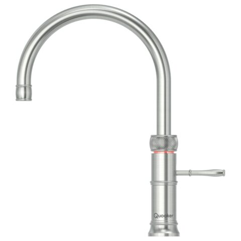 Quooker  CFNRSST Classic Round Fusion 3-in-1 Boiling Water Tap PRO3 CLASSIC FUSION ROUND SS – STAINLESS STEEL.