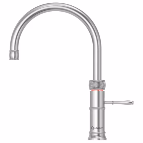 Quooker Combi+ Classic Fusion Round Boiling Water Tap COMBI+ CLASSIC FUSION ROUND SS CFNRSST – Stainless Steel
