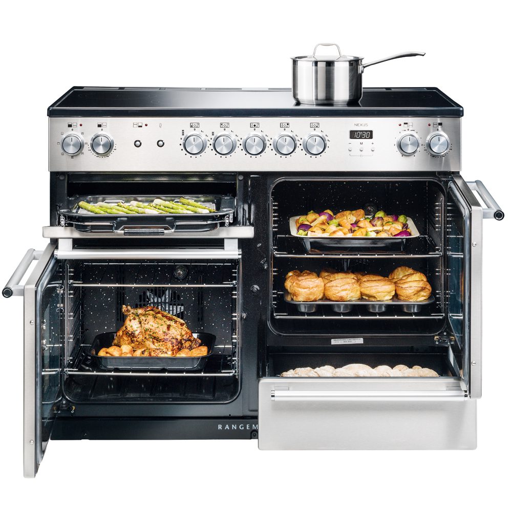 Rangemaster Nexus 110cm Induction Range Cooker 106170 NEX110EIWH/C – WHITE