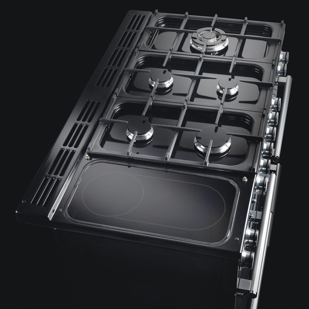 Rangemaster Nexus 110cm Dual Fuel Range Cooker 104850 NEX110DFFBL/C – Black