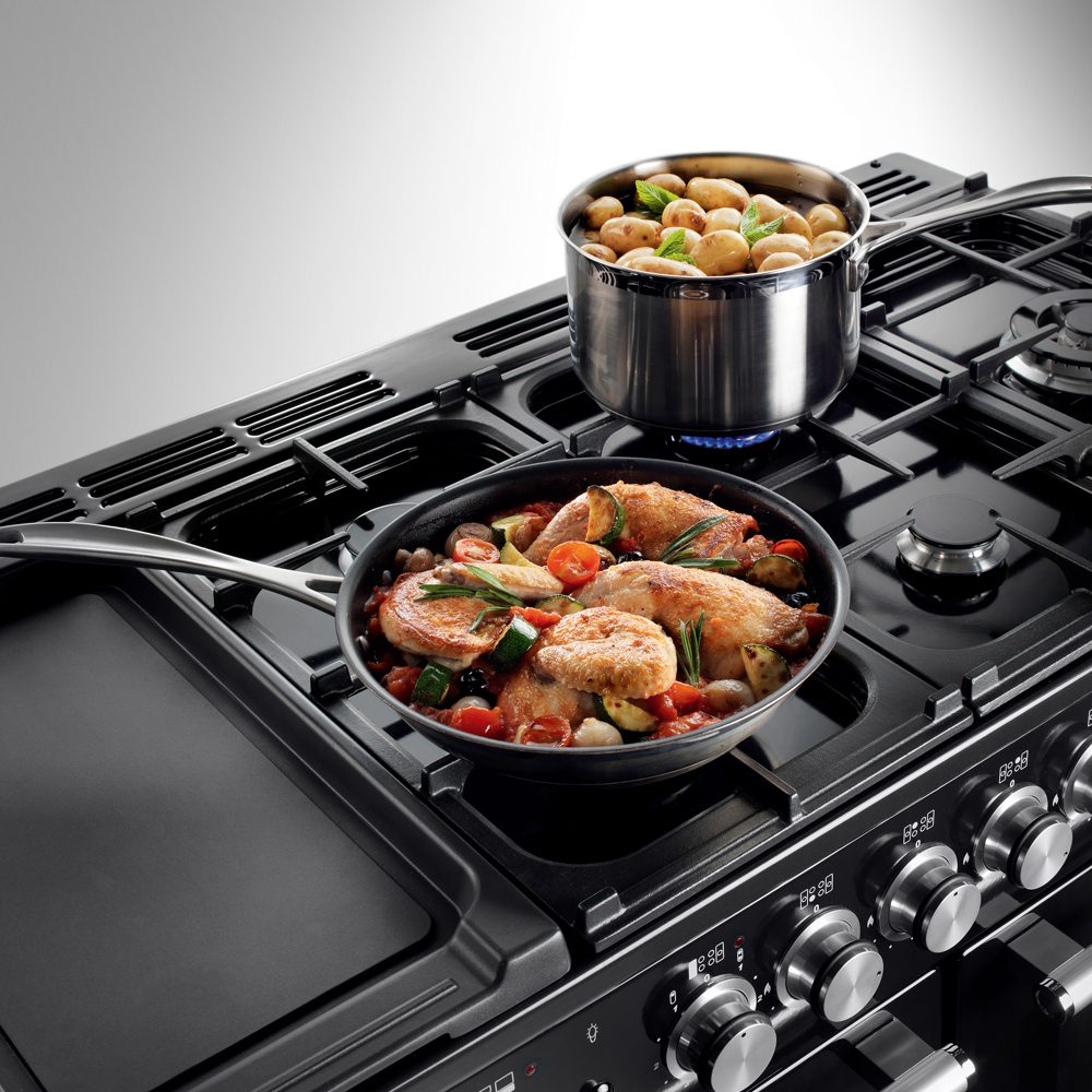 Rangemaster Nexus 110cm Dual Fuel Range Cooker 104850 NEX110DFFBL/C – Black