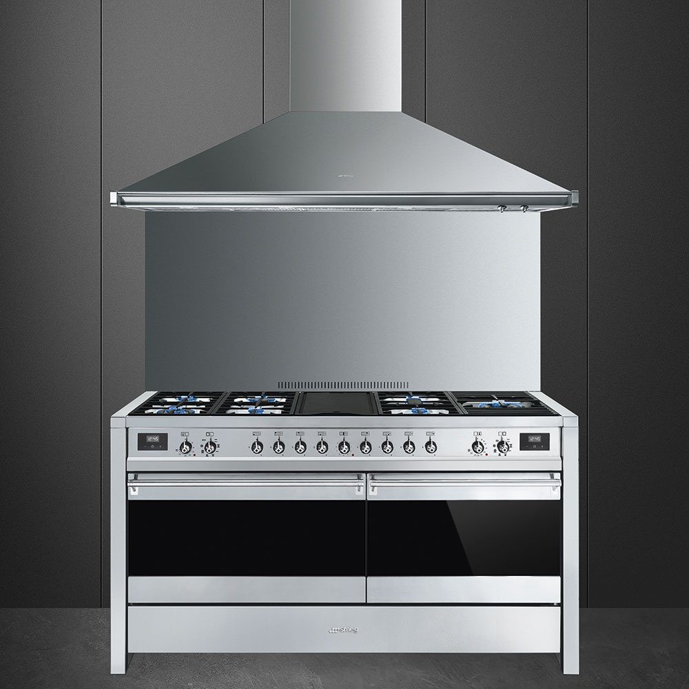 Smeg 150cm “Opera” Dual Fuel Range Cooker A5-81 – Stainless Steel