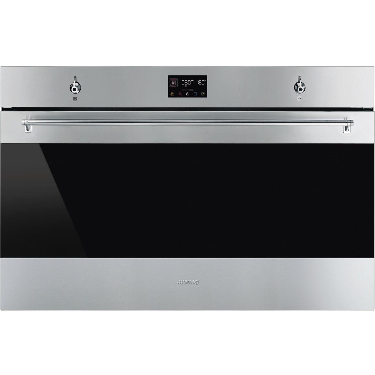 Smeg 90cm Classic Pyrolytic Multifunction Single Oven SFP9302TX – Stainless Steel