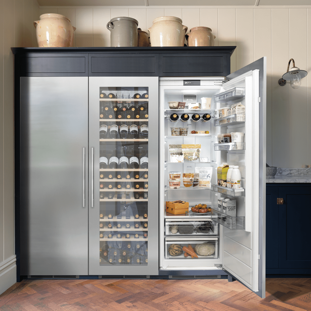 Caple 179cm Integrated In Column Triple Zone Wine Cooler WC1792 – Stainless Steel