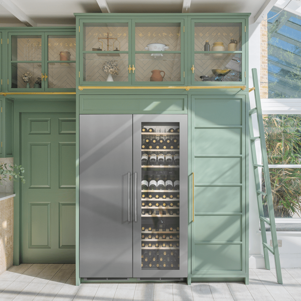 Caple 179cm Integrated In Column Triple Zone Wine Cooler WC1792 – Stainless Steel